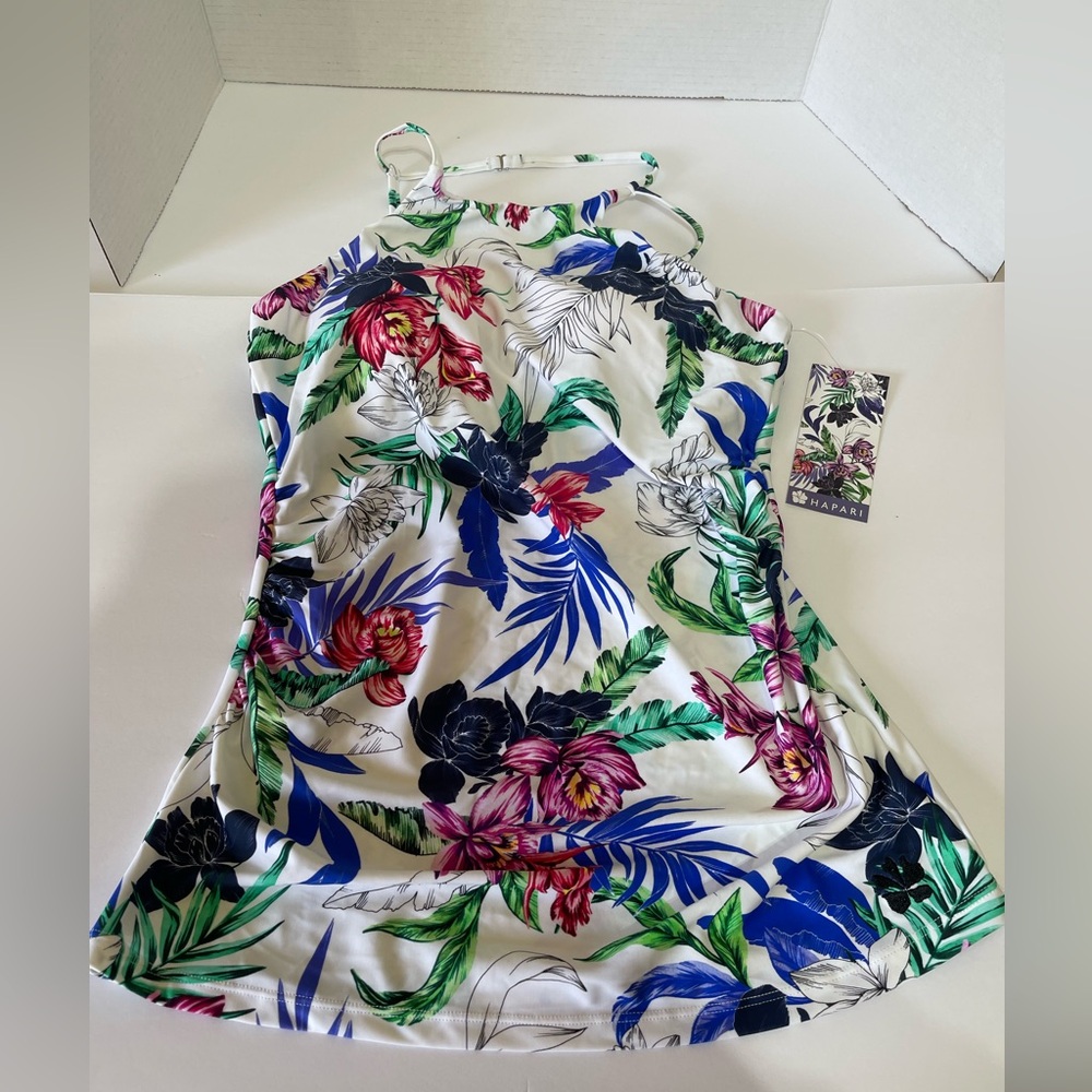 Hapari Paradise High-Neck Strap Tankini woman’s XL